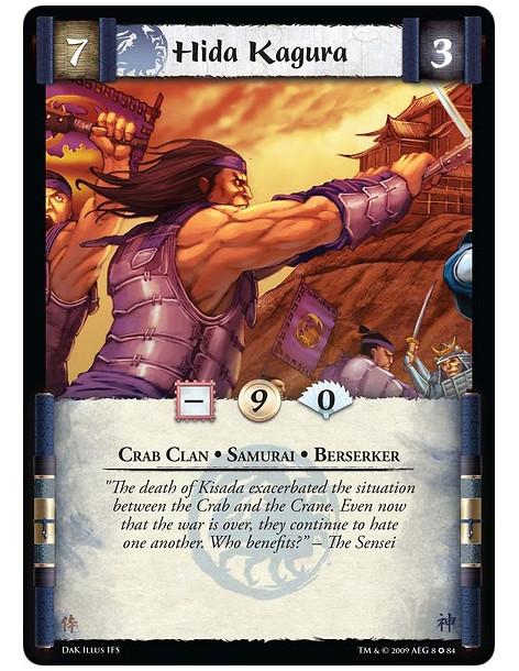 Hida Kagura  - Crab Clan • Samurai • Berserker