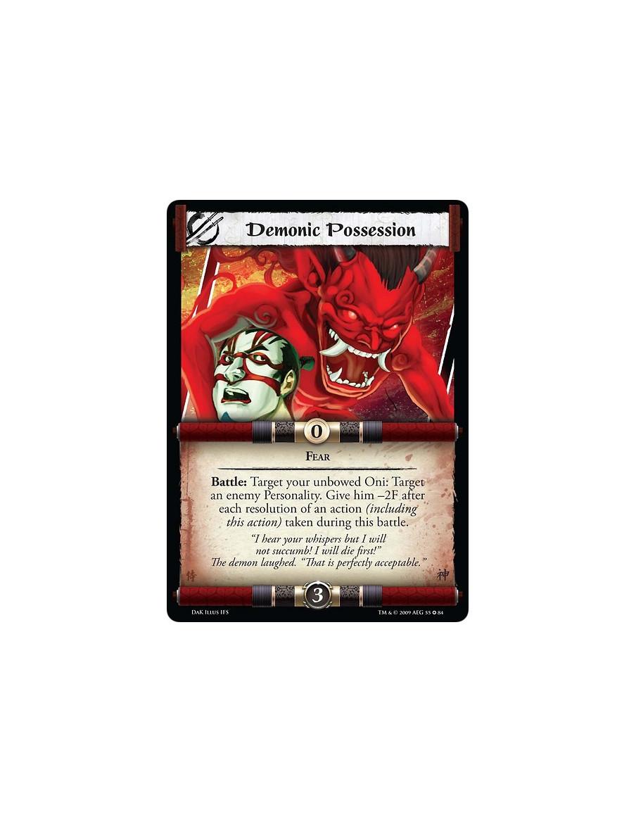 Demonic Possession  - Fear Battle: Target your unbowed Oni: Target an enemy Personality. Give him -2F after each resolution of a