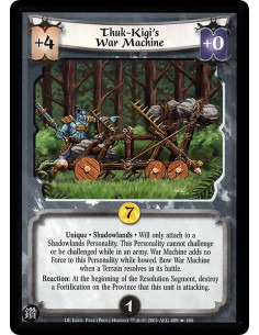 Thuk-Kigi's War Machine FOIL  - Unique * Shadowlands * Will only attach to a Shadowlands Personality. This Personality cannot ch