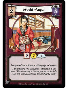 Soshi Angai  - Scorpion Clan Infiltrator * Shugenja * Courtier