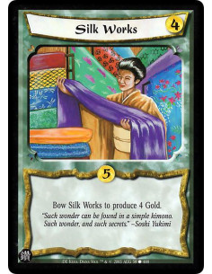 Silk Works (Español)  - Bow Silk Works to produce 4 Gold.