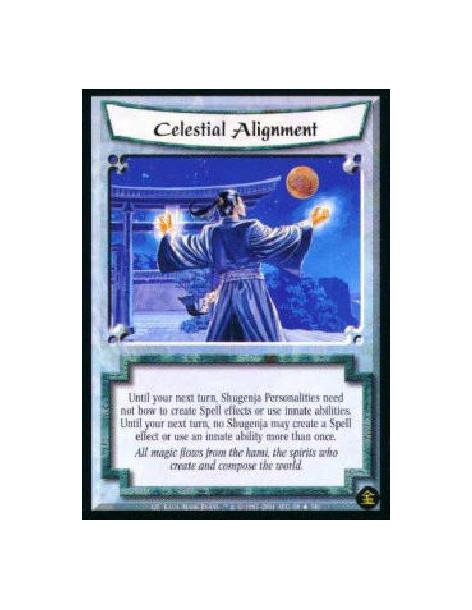 Celestial Alignment FOIL (Spanish)  - Until the beginning of your next turn, Shugenja Personalities need not bow to cast Spells 