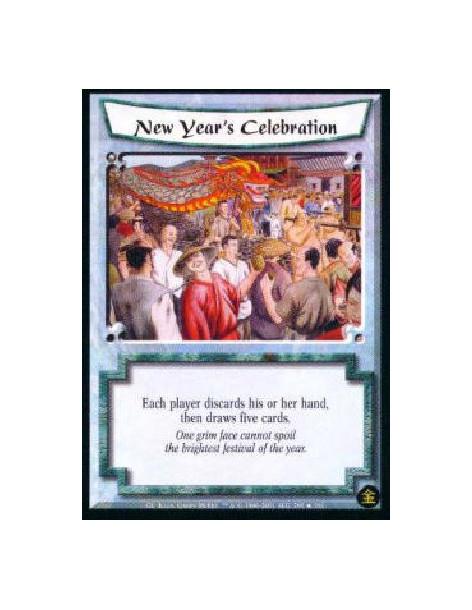 New Year's Celebration (Español)  - Each player discards his hand, then draws five cards.