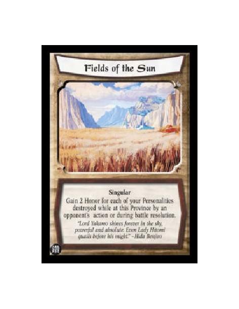 Fields of the Sun (Español)  - Singular Gain 2 Honor for each of your Personalities destroyed while at this Province by an oppon