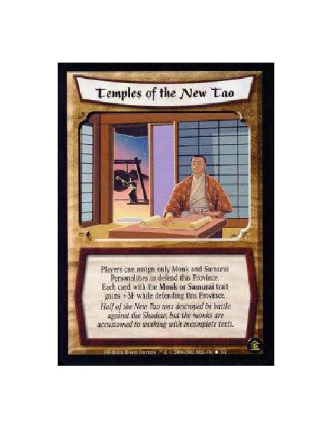 Temples of the New Tao (Español)  - Singular Only Monk and Samurai Personalities may assign to defend this Province. (This does 