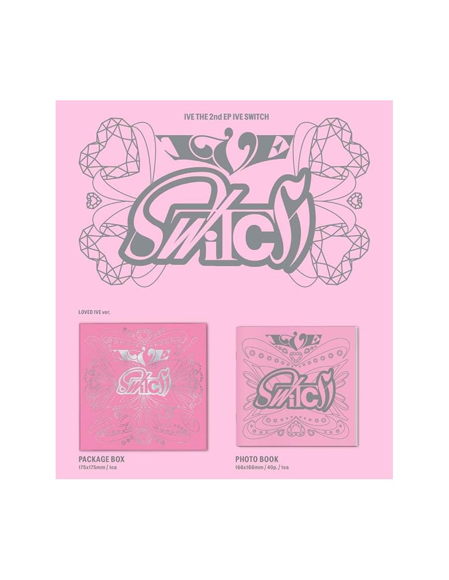 IVE - IVE SWITCH (2nd Mini Album)  - IVE - IVE SWITCH (2nd Mini Album)
4 versiones:
ON (blanco); OFF (negro); SPIN OFF (azul); L
