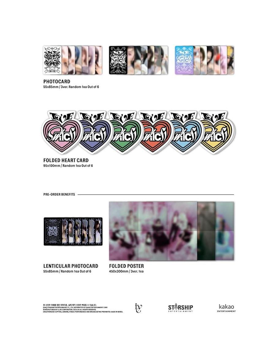IVE - IVE SWITCH (2nd Mini Album)  - IVE - IVE SWITCH (2nd Mini Album)
4 versiones:
ON (blanco); OFF (negro); SPIN OFF (azul); L