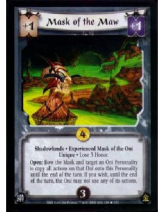 Mask of the Maw  - Shadowlands · Experienced Mask of the Oni · Unique · Lose 3 Honor.Open: Bow the Mask and target an Oni Person