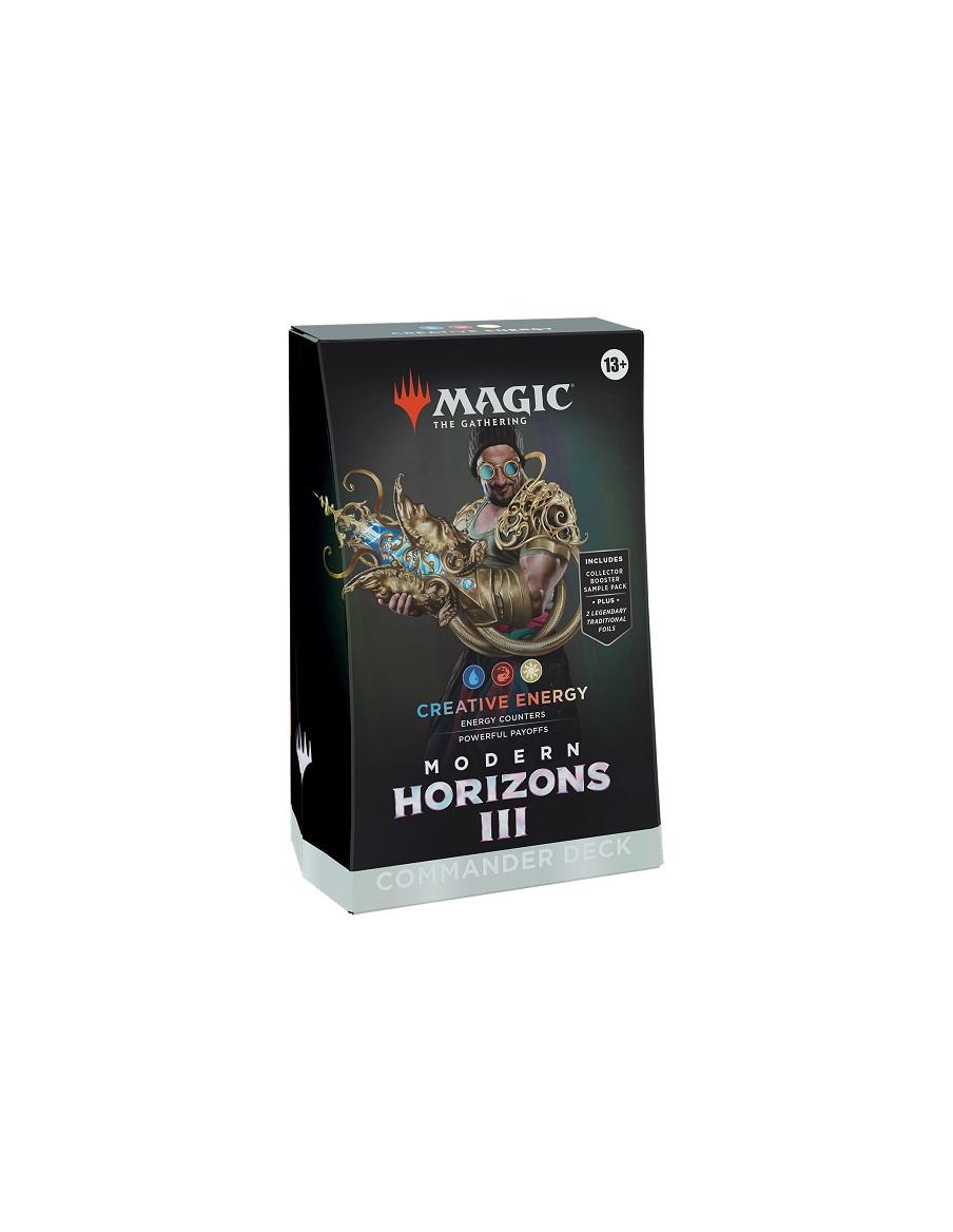 Deck Commander Modern Horizons 3. Creative Energy (English)  - MODERN HORIZONS 3 BARAJA COMMANDER CREATIVE ENERGY. Caja de cartó