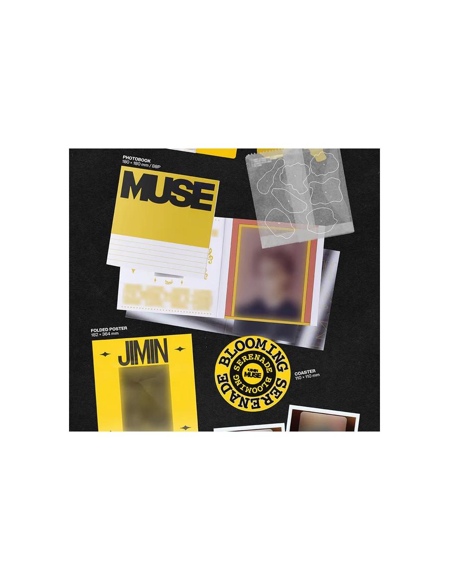 BTS - JIMIN - Muse (2nd Solo Album)  - 
BTS - JIMIN - Muse (2nd Solo Album)
Versiones: Blooming (Verde) y Serenade (Amarilla)
