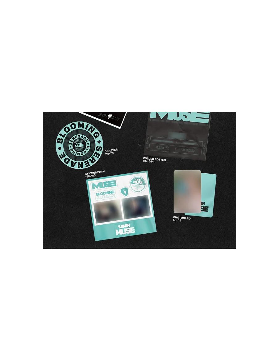 BTS - JIMIN - Muse (2nd Solo Album)  - 
BTS - JIMIN - Muse (2nd Solo Album)
Versiones: Blooming (Verde) y Serenade (Amarilla)
