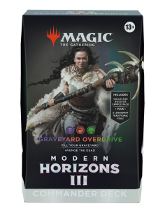 Modern Horizons 3: Graveyard Overdrive Commander Deck (English)  - MODERN HORIZONS 3 BARAJA COMMANDER GRAVEYARD OVERDRIVE. Caja 