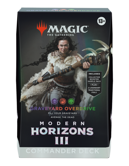 Modern Horizons 3: Mazo de Commander Graveyard Overdrive (Inglés)  - MODERN HORIZONS 3 BARAJA COMMANDER GRAVEYARD OVERDRIVE. Caj