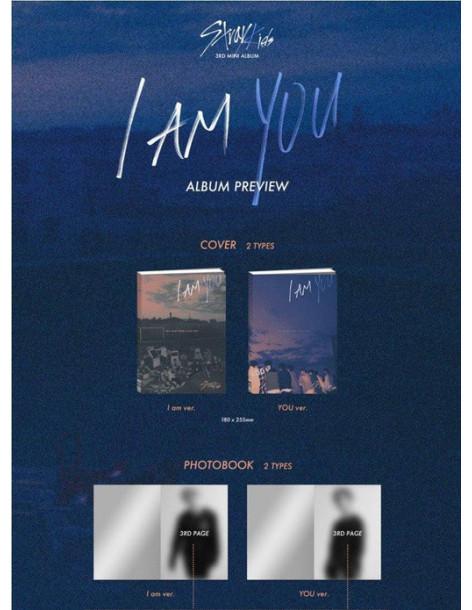 STRAY KIDS - I Am You (3rd Mini Album)  - Contenido:-CD-Libreto fotográfico-3 Photocard con QRLista de canciones:
01. you
02. i  2