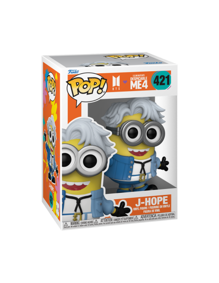 RESERVA Funko Pop Rocks Minion J-Hope. Minions x BTS  - Este producto es una RESERVA, y se servirá en la fecha de salida: 27/09/