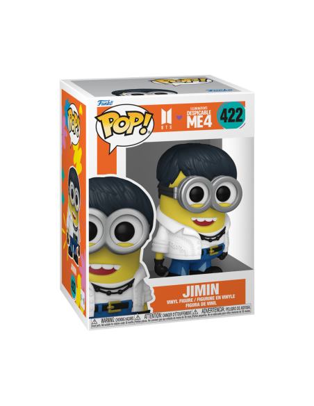 Funko Pop Rocks Minion Jimin. Minions x BTS  - 