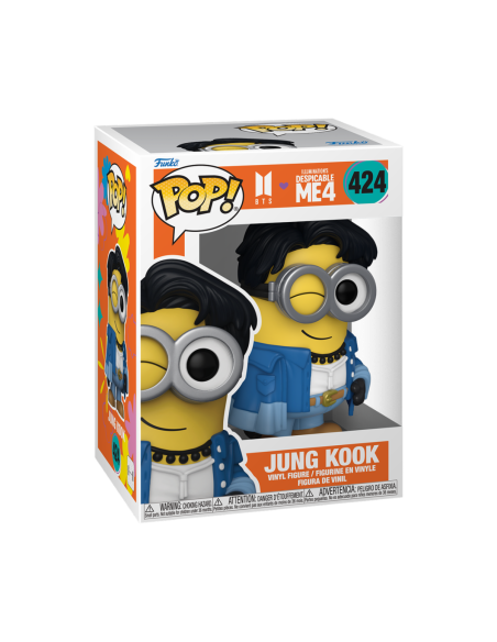 Funko Pop Rocks Minion Jung Kook. Minions x BTS  - 