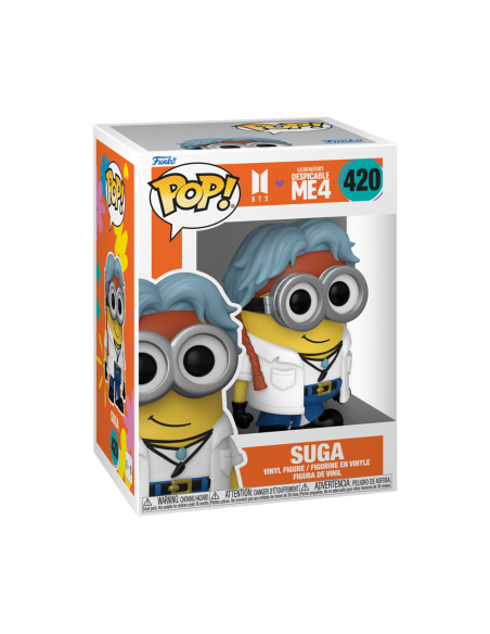 Funko Pop Rocks Minion Suga. Minions x BTS  - 
