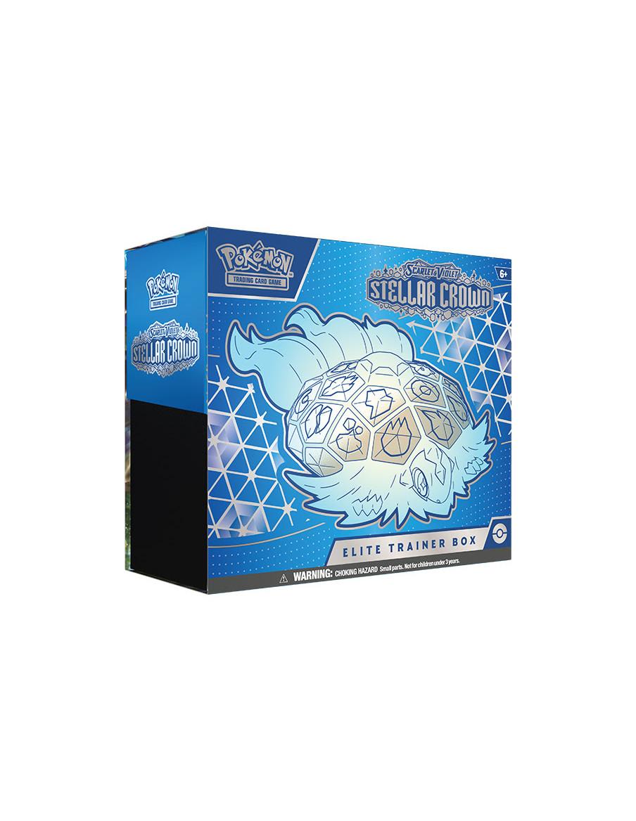 Escarlata y Púrpura 7 Corona Astral: Caja de Entrenador de Élite (Español)  - La caja de Entrenador Élite Corona Astral es una c
