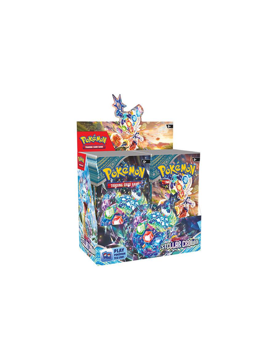 Scarlet & Violet 7 Stellar Crown: Booster Box (36) Spanish  - Escarlata y Púrpura 7 Corona Astral: Caja de Sobres (36) Español