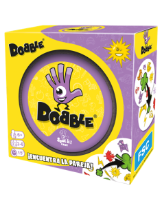 Dobble  - 




Dobble un juego con más de 50 símbolos, 55 cartas, con uno, y solamente un símbolo idéntico entre cada carta. ¿Se