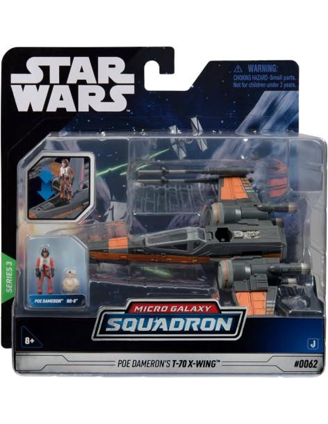 Micro Galaxy Squadron. Poe Dameron's T-70 X-Wing. Star Wars  - 