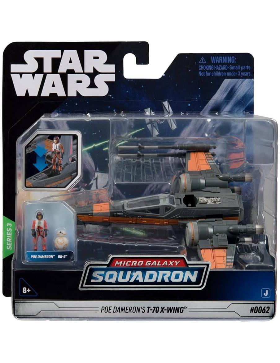 Micro Galaxy Squadron. Poe Dameron's T-70 X-Wing. Star Wars  - 
