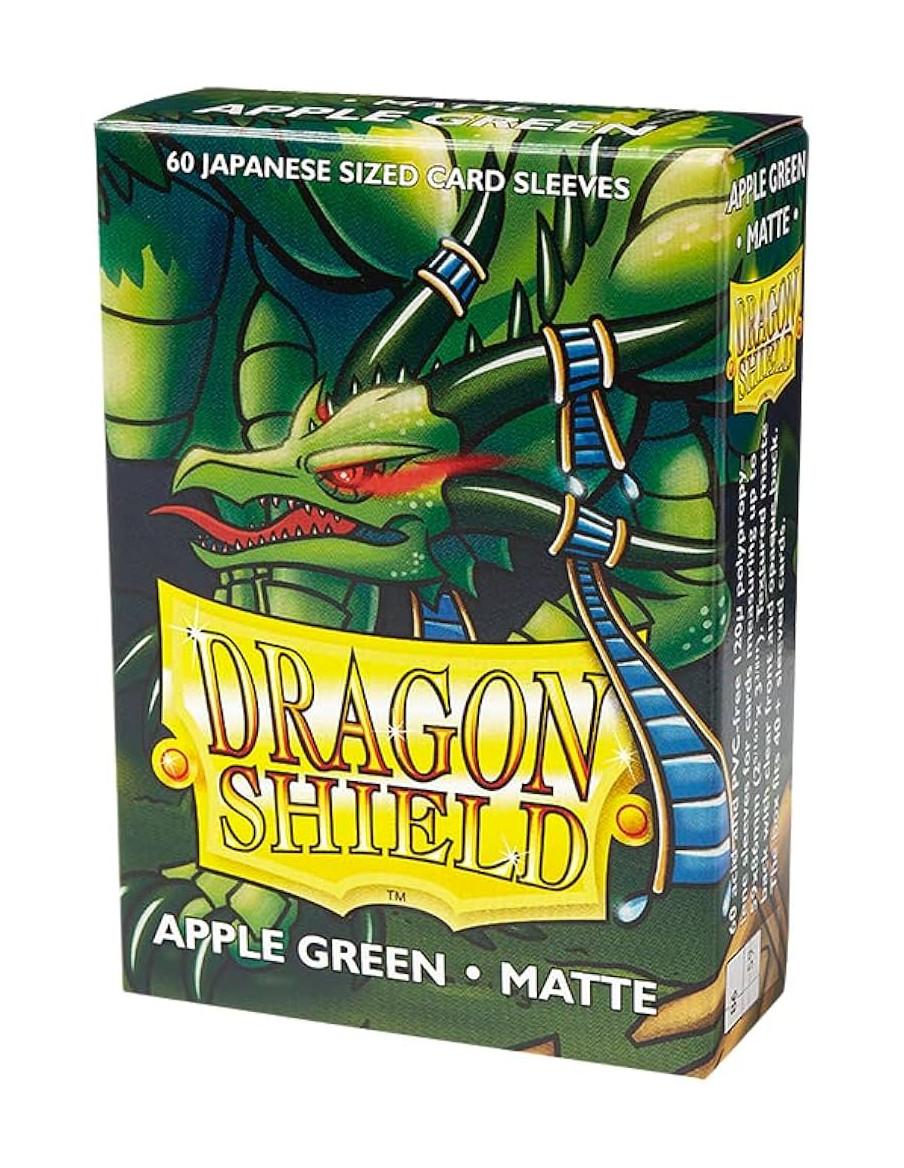 Fundas Dragon Shield Tamaño Japonés (59x86mm) - Verde Manzana mate (60)  - 