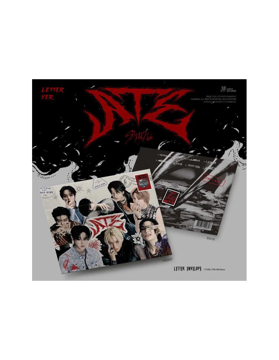 STRAY KIDS - ATE (9th Mini Album) Letter Ver.  -  STRAY KIDS - ATE (9th Mini Album) Letter Ver.
El grupo Stray Kids: Bang Chan, 