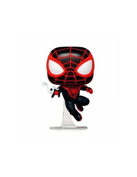 Funko Pop Spider-man 2 Miles Morales (Upgraded Suit)  - Funko POP! Spider-Man Across the Spiderverse de Marvel en vinilo, en dis 2