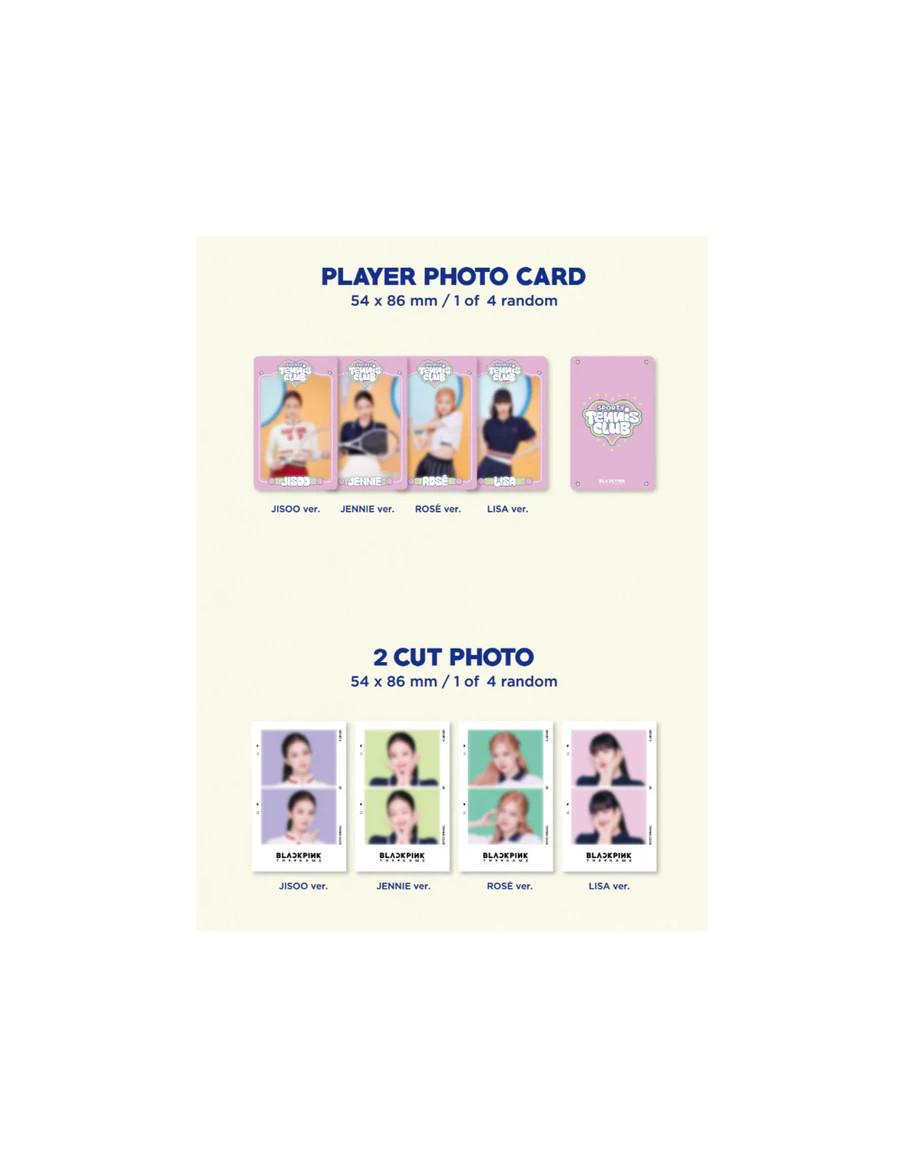 BLACKPINK - THE GAME PHOTOCARD COLLECTION: SPORT  - - Photocard Video QR card
- Game, coupon card
- 8 Photocards (2 de cada miem