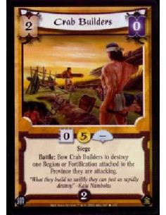 Crab Builders FOIL  - SiegeBattle: Bow Crab Builders to destroy one Region or Fortification attached to the Province they are at