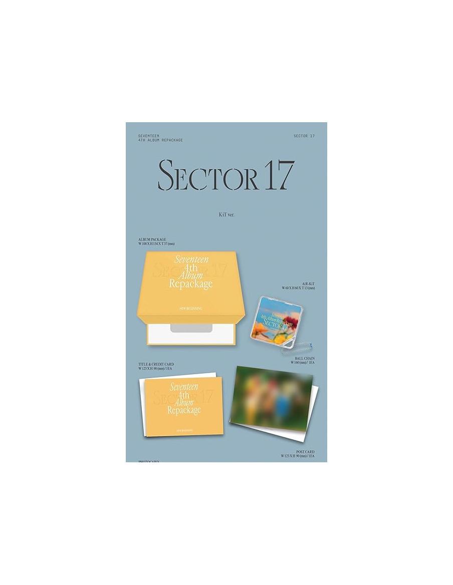 SEVENTEEN - Sector 17 (Album Repackage) Kit Version  - 
SEVENTEEN - Sector 17 (Album Repackage) Kit Versionatina redonda y un po