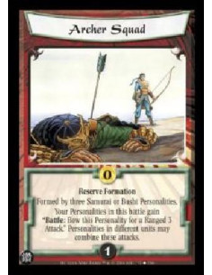 Archer Squad (Español)  - Reserve Formation Formed by three Samurai or Bushi Personalities. Your Personalities in this battle ga