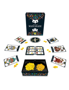 Mascarade  - Mascarade es un juego de engaño de 2 a 13 jugadores, diseñado por el genial Bruno Faidutti.
 2