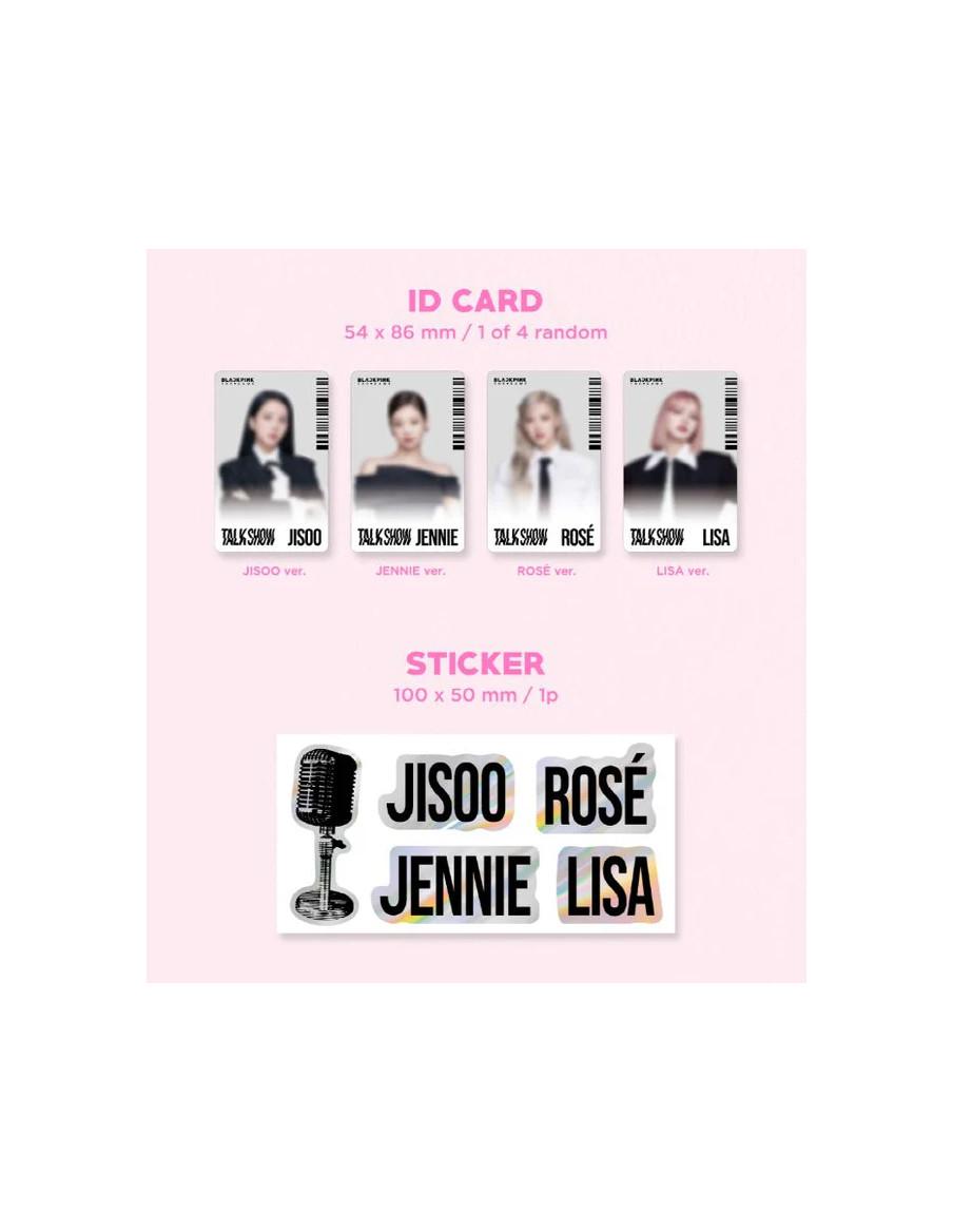 BLACKPINK - THE GAME PHOTOCARD COLLECTION: Talk Show  - Contenido:Mini carpeta para guardar el contenidoTarjeta QRTarjeta cupón8