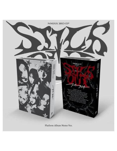 NMIXX - FE3O4: STICK OUT (3RD EP) PLATFORM ALBUM NEMO Ver.  - Contenido:- Caja- Tarjeta QR- Set de photocards (7 uds.)- Photocar