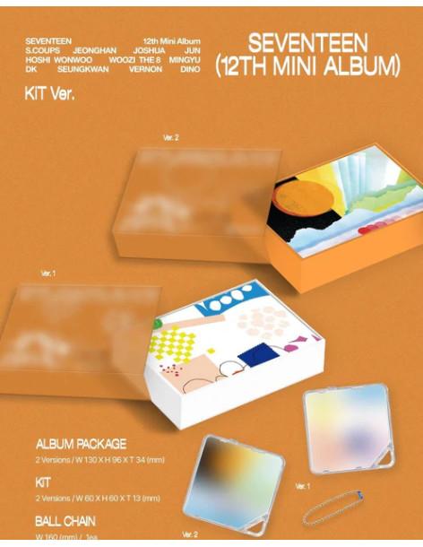 SEVENTEEN - Spill The Feels (12th Mini Album) Kit Ver.  - SEVENTEEN - Spill The Feels (12th Mini Album) Kit Ver.Este producto es 2