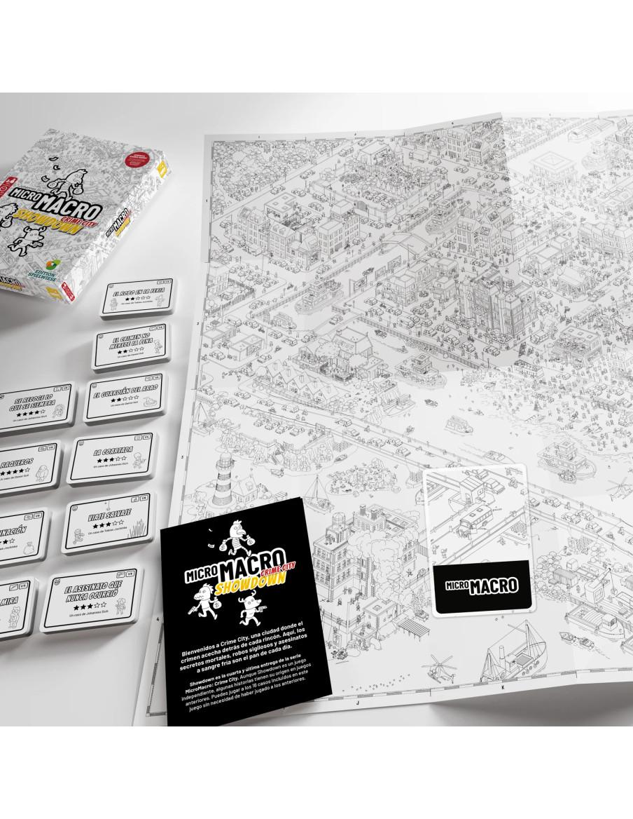 Micro Macro Crime City. Showdown  - MicroMacro es un juego cooperativo de detectives. Juntos resolveréis intrincados casos crimi