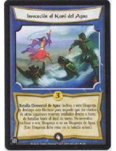 Summon Water Kami  - Elemental Water Battle: Bow this Shugenja and destroy this Spell to prevent other player's effects from mov