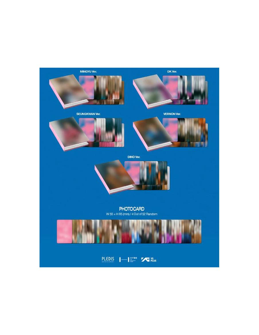 SEVENTEEN - Spill The Feels (12th Mini Album) Carat Ver.  - 
Contenido: 
- Caja- Libro de letras (8 páginas)- CD- Mini Archivado