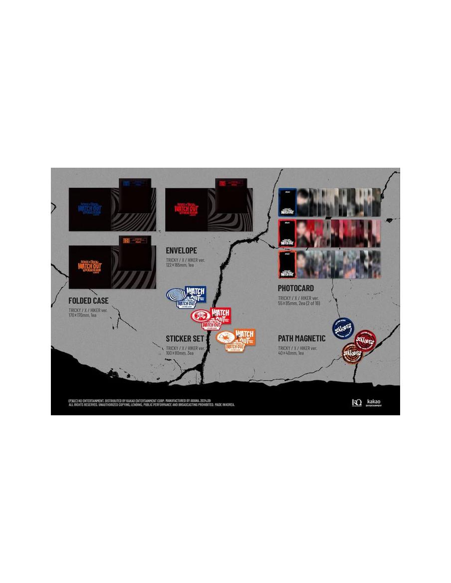 xikers - HOUSE OF TRICKY WATCH OUT (4TH Mini Album)  - xikers - HOUSE OF TRICKY WATCH OUT (4TH Mini Album)3 versiones: Tricky (n