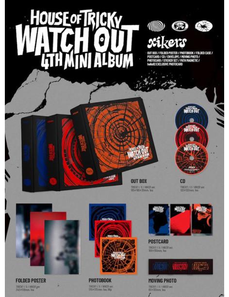 xikers - HOUSE OF TRICKY WATCH OUT (4TH Mini Album)  - xikers - HOUSE OF TRICKY WATCH OUT (4TH Mini Album)3 versiones: Tricky (n 2