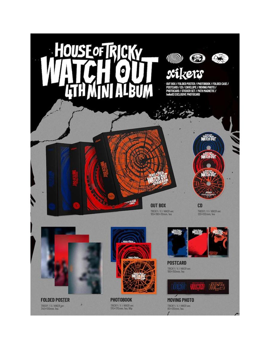 xikers - HOUSE OF TRICKY WATCH OUT (4TH Mini Album)  - xikers - HOUSE OF TRICKY WATCH OUT (4TH Mini Album)3 versiones: Tricky (n