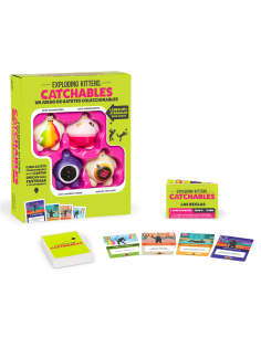 Catchables Core Pack. A Exploding Kittens Games  - Lánzalos y Atrápalos para ganar
Este juego es muy fácil, lo único que tienes  2