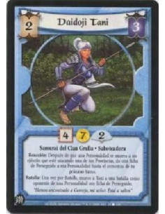 Daidoji Tani  - Crane Clan Samurai . Harrier Reaction: After a Personality moves into an army attacking one of your Provinces, g