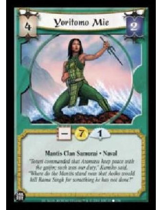 Yoritomo Mie  - Mantis Clan Samurai . Naval  