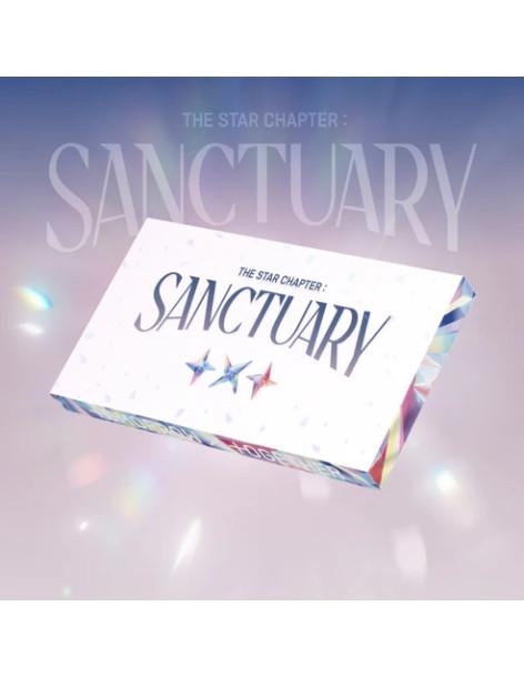 Tomorrow x Together (TxT) - SANCTUARY (Angel Version) (7th Mini Album)  - 

Contenido:Package : 1 ea / W206 X H116 X D17 (mm)Boo