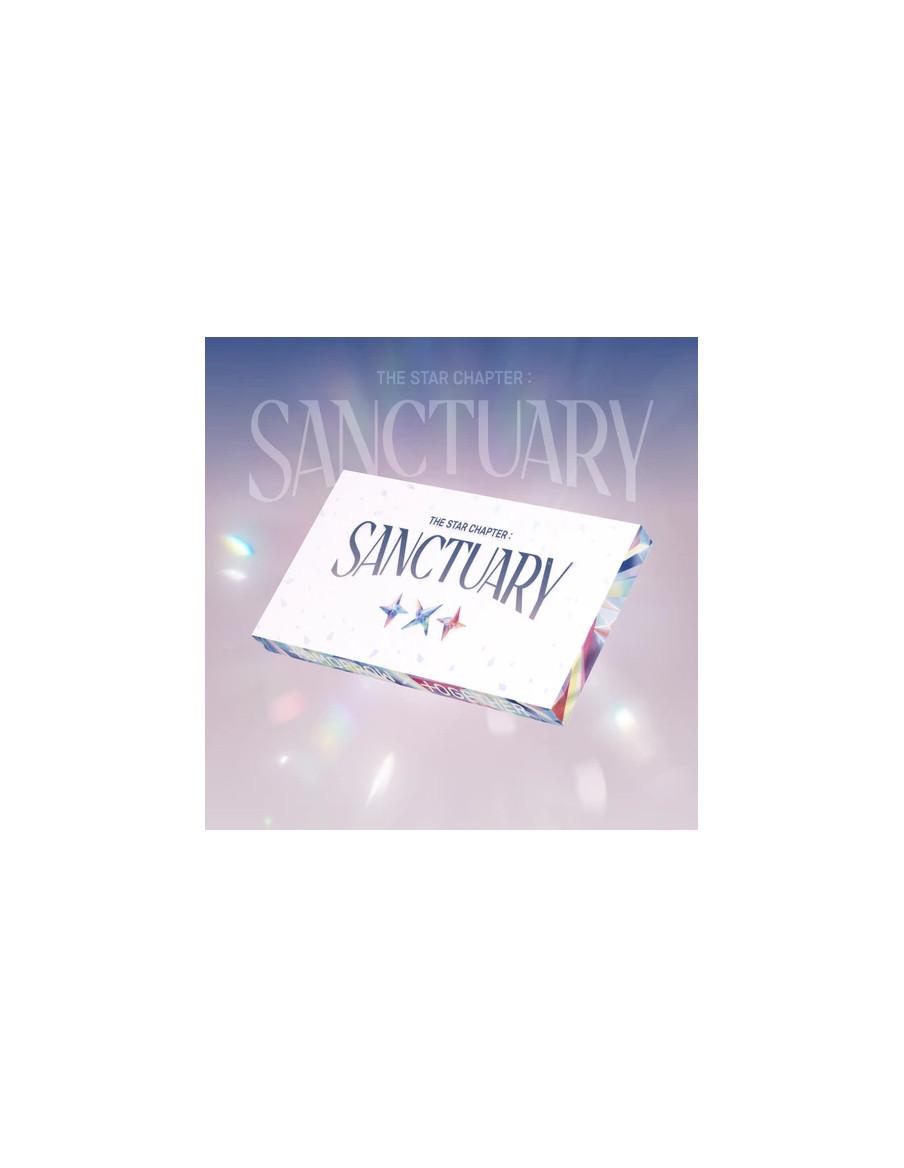 Tomorrow x Together (TxT) - SANCTUARY (Angel Version) (7th Mini Album)  - 

Contenido:Package : 1 ea / W206 X H116 X D17 (mm)Boo