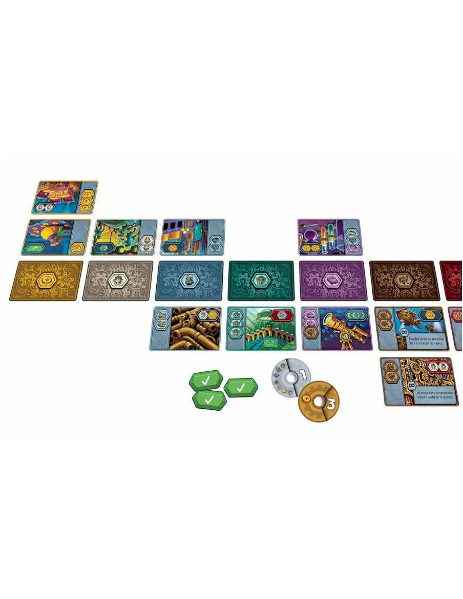 Pacifica La Ciudad Bajo el Mar. Juego de Mesa  - Pacifica es un juego de mesa donde la ciudad hundida de Pacifica está volviendo